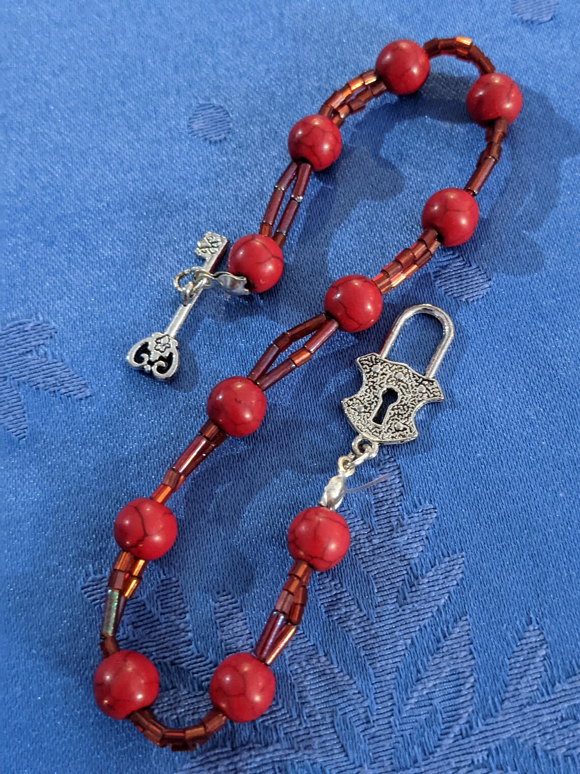 Red Anklet Red Ankle Jewelry Red Beaded Anklet Red Beads Etsy