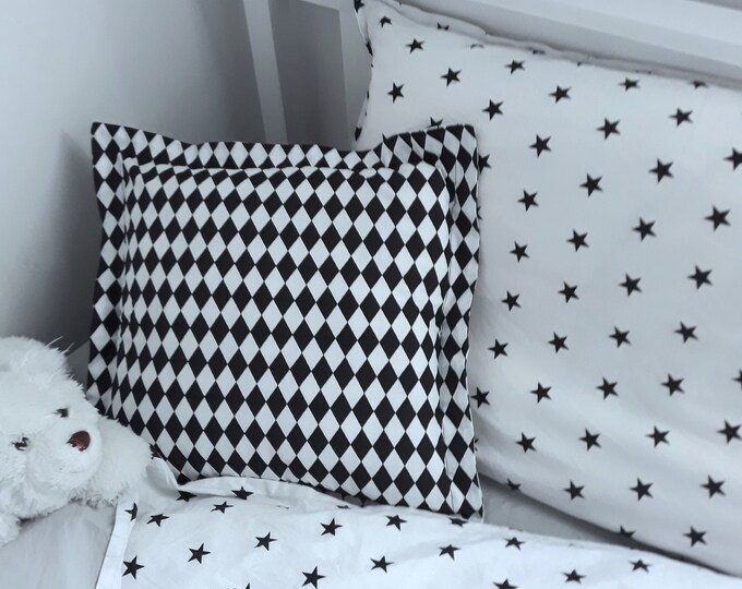 Eyelet bedding | Etsy Baby Crib Bedding Pillows Eyelet Lace