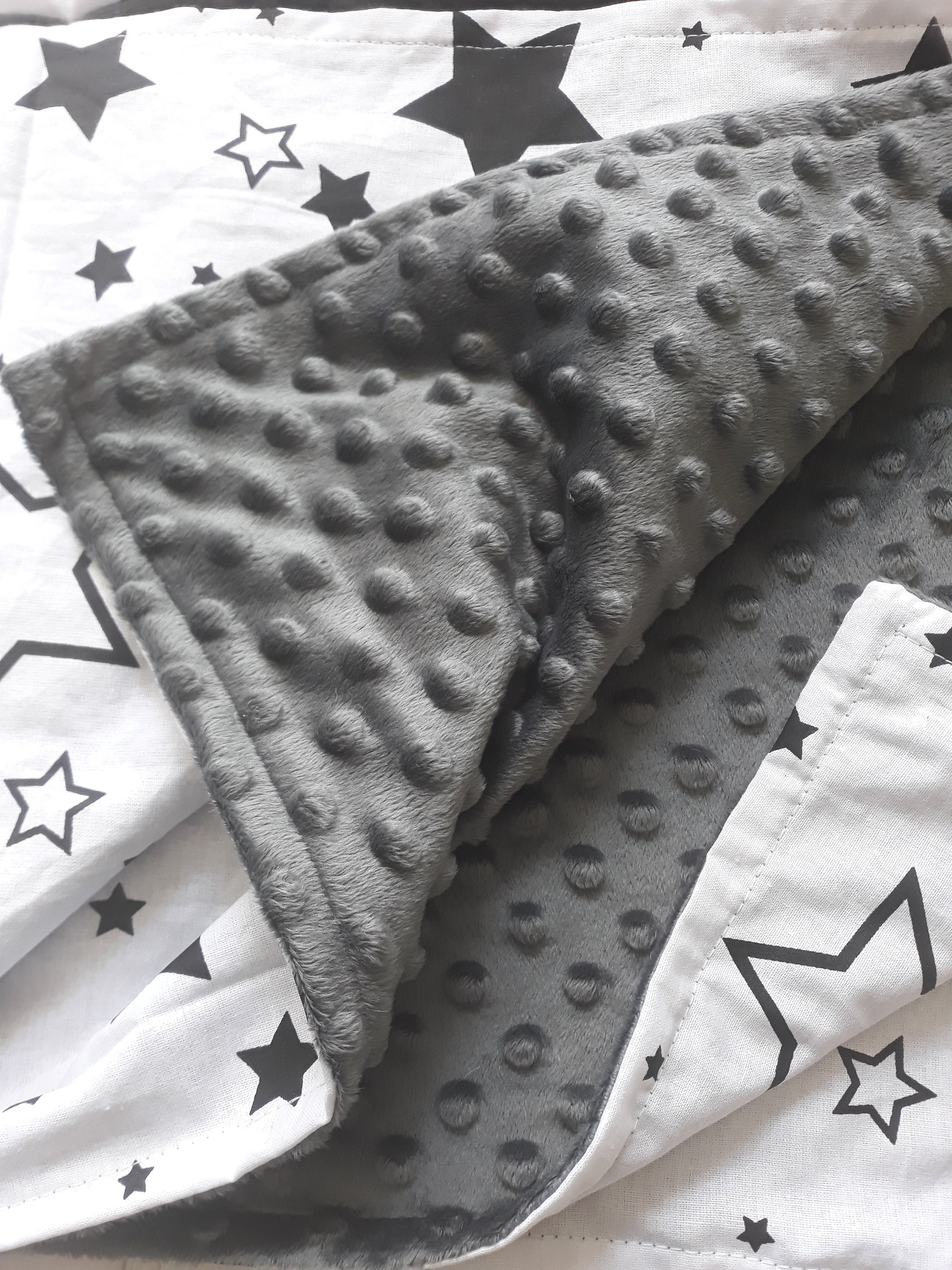 Baby Blanket & Pillow Set Cotton Minky Blanket Baby Etsy