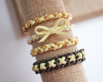 Limoncello Suede Bracelets