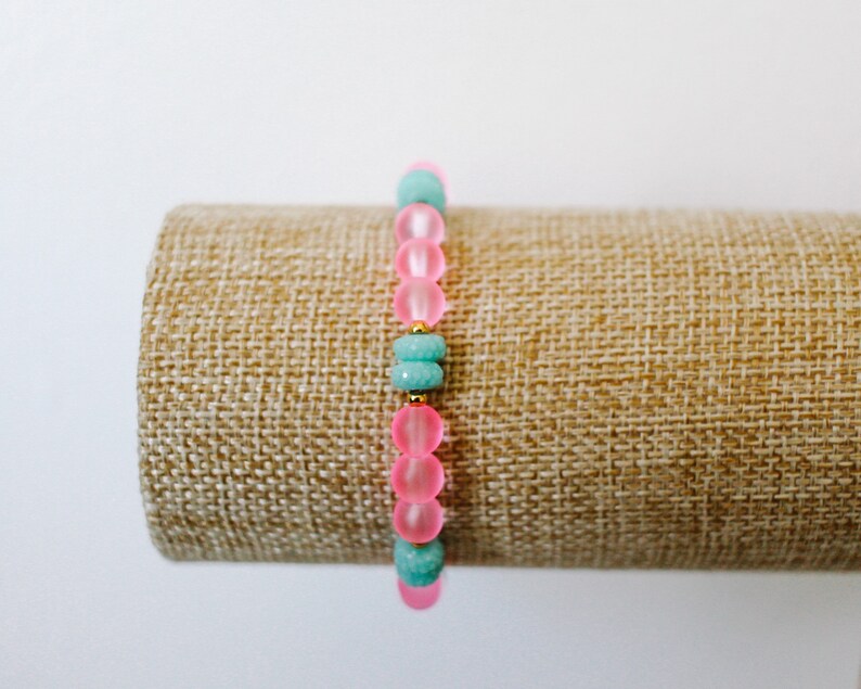 Opal Bracelet in Tropical Pink