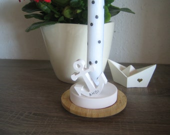 Stick Candle Holder Candle Holder Candle Plate Anchor Bamboo