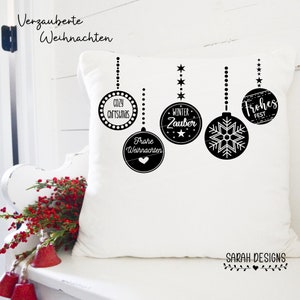 Plotter file 5 Christmas balls - svg, dxf