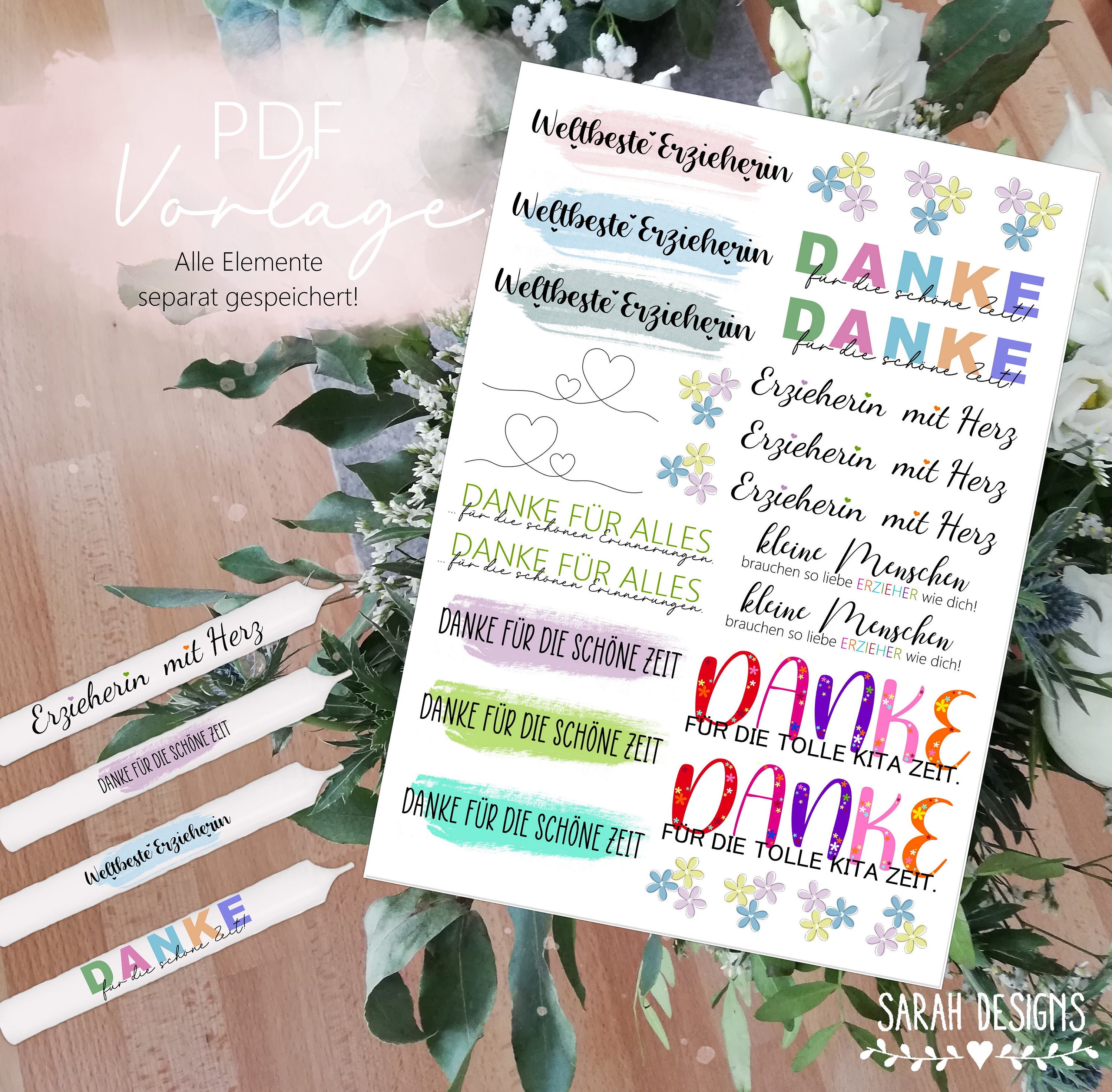 Candle Tattoo Educator - Png \u0026 PDF - Etsy, image size:3000x2946