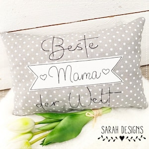 Embroidery file ITH pillow mom - 30x20