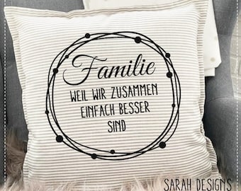 Plotterdatei Familie - svg,dxf