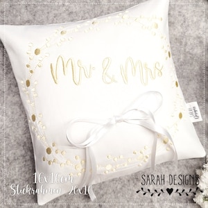 Embroidery file 16 cm - ITH ring cushion 6 different models
