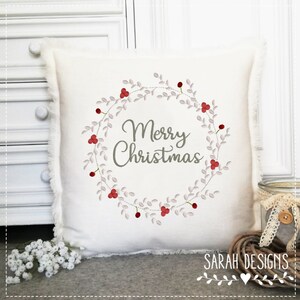 Embroidery file – Berry wreath 5 sizes