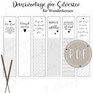 Utskrivbar mall - PDF Sparklers IV Presentidé