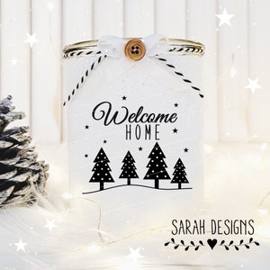 Plotter file Welcome Home - svg,dxf