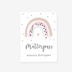 Mutterpasshülle personalisiert, Mutterpass, Geschenk für Schwangere, Schutzhülle