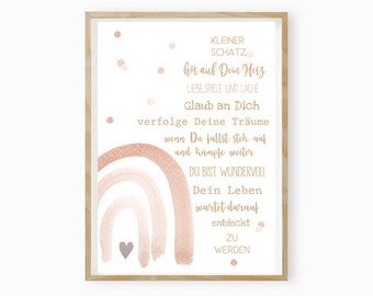 Motivationsposter,Affirmationsposter,Kinderzimmer design,Boho Kinderzimmer,Moivationsspruch Kind