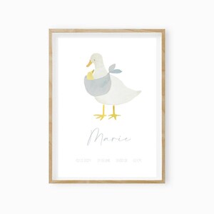 Geboortekaartje, doop, geboortecadeau, doopcadeau (gepersonaliseerd), ganzenkwekerij