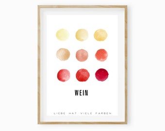 Wine definition, print wine, gift girlfriend, wine poster, wine love