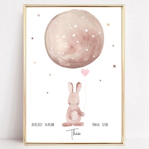 Personalized birth gift, nursery picture, gift for baby, zodiac picture child