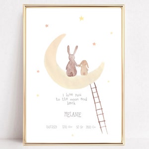 Photo de chambre d'enfant, cadeau de baptême, cadeau de naissance, faire-part de naissance, 1er, 2e, 3e anniversaire