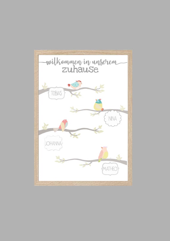 Family Picturefamily Postergift For Familyhome Christmas Etsy