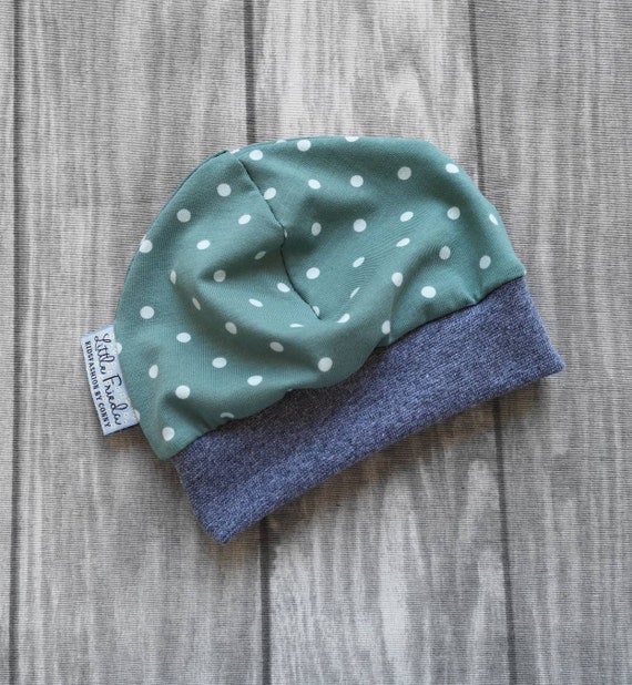 Mutze Baby Wendemutze Jungen Kinder Madchen Punkte Etsy