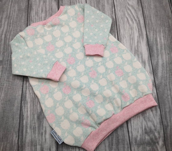 Organic Cotton Strampler mit Shirt Soft Rose