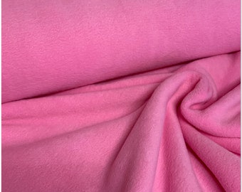 Antipillingfleece Fleece Meterware rosa