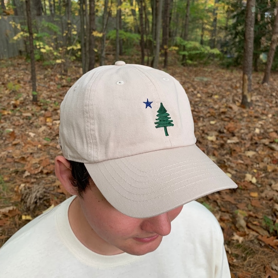 Maine Flag Champion Dad Hat Maine Flag 