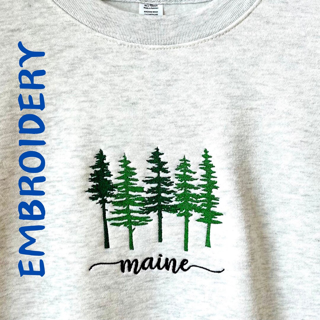 Maine Vintage Lone Pine Cotton Sweater