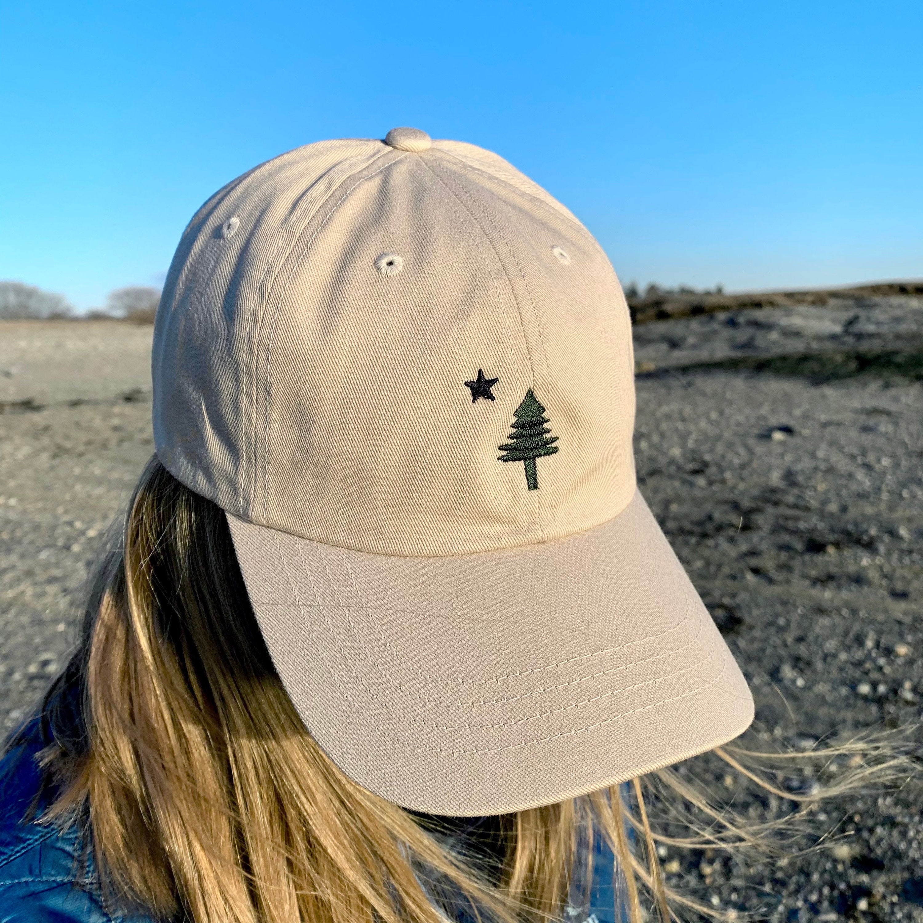 Maine Flag Baseball Cap 1901 Maine Flag 