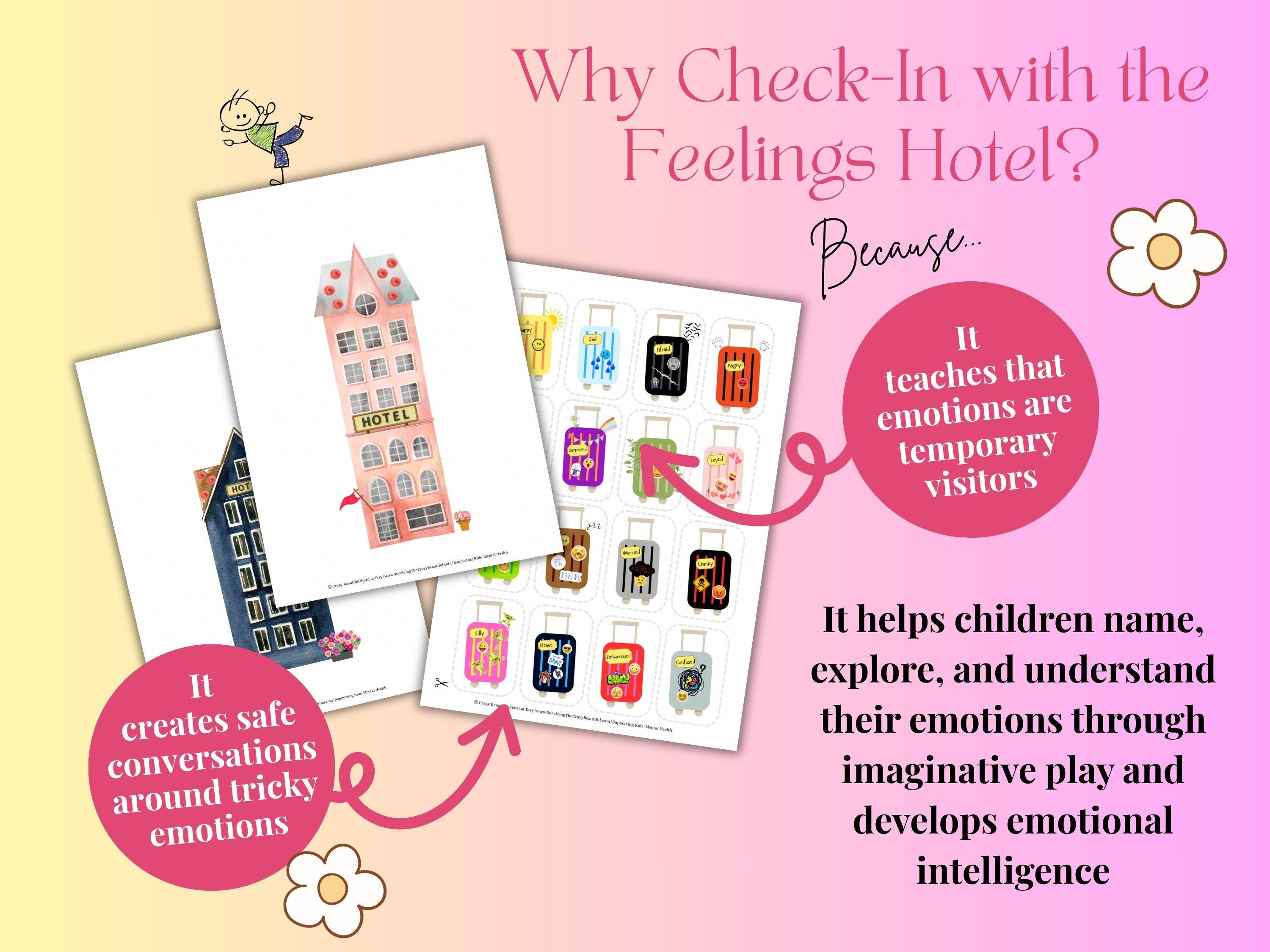 Easy Feels Check In The Feelings Hotel: Printable Emotional Check-in Activity for Kids ...