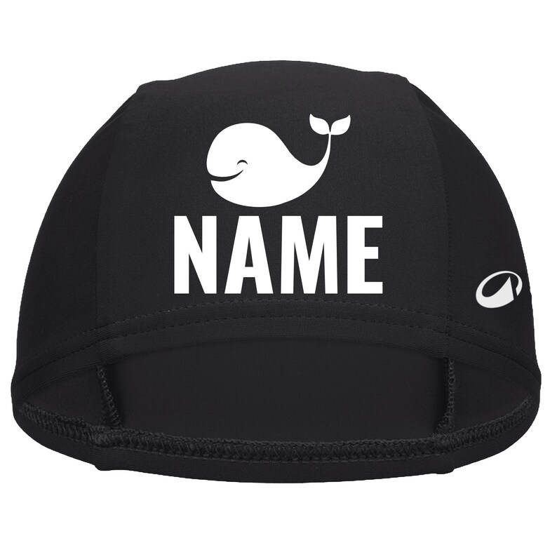 Children's swimming cap with name and animal print. Swimming cap, gift for starting school, swimming lessons, or swimming. image 7