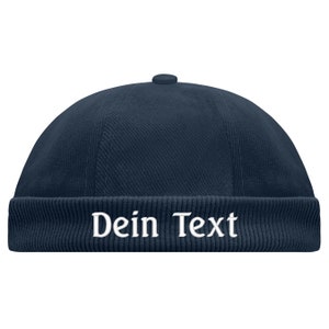 Chef Cap Docker Cap bestickt mit Name oder Wunschtext Mütze Herbst Winter Seemannsmütze Fischermütze Biker Bild 8