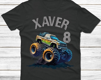 Geburtstagsshirt personalisiert - Monster Truck