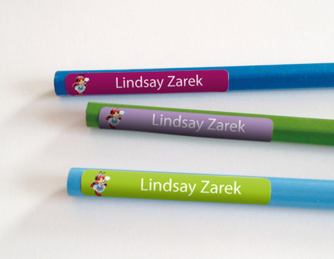 Pen Stickers Ladybird Girls / Names 60pcs - Etsy