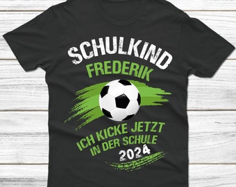 Schoolchildren's shirt personalized - football