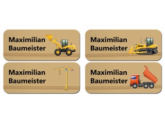 Name sticker for road vehicles 40 mm x 15 mm