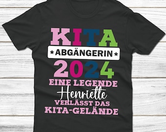 KITA-Shirt personalisiert - KITA Abgängerin