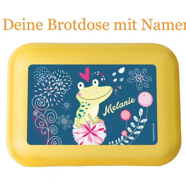 Brotdose - Frosch Illu