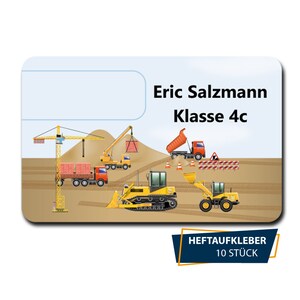 Nietjessticker bouwplaats - 80 mm x 50 mm