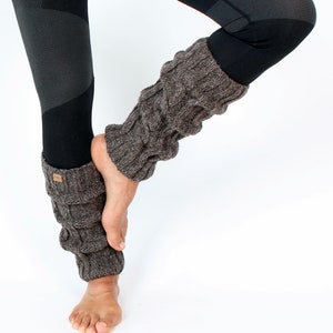 Leg warmers from Nepal one size 100% wool handmade legwarmer image 6