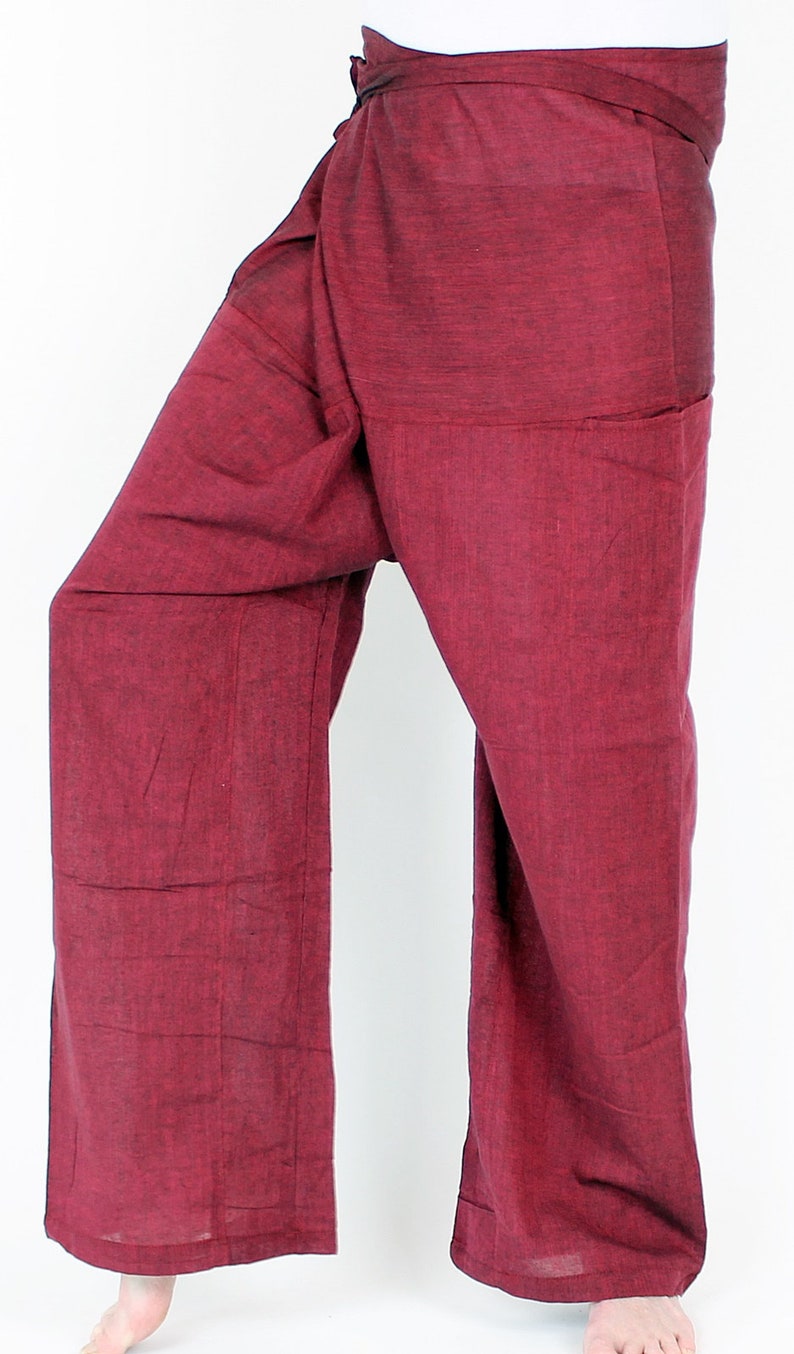 Pantalon portefeuille de pêcheur du Népal taille unique papillon hippie fait à la main image 6