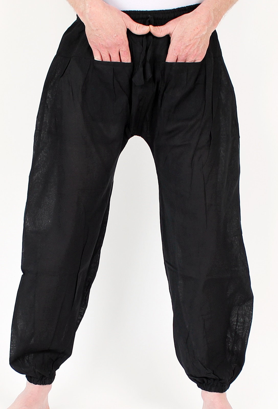 Pantaloni Afghano In Cotone - Nepal - Campo Di Canapa Growshop