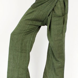 Fisherman wrap pants from Nepal one size butterfly hippie handmade image 2