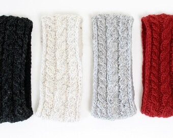 Braided headband from Nepal, lined, one size fits all, 100% wool, handmade