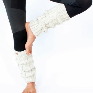 Leg warmers from Nepal one size 100% wool handmade legwarmer image 8