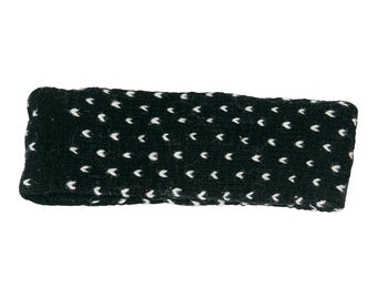 Patterned headband from Nepal, lined, one size fits all, 100% wool, handmade