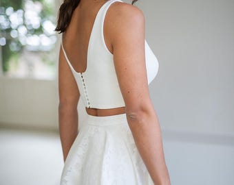 Simple bridal top Monsoon