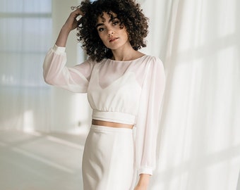 Bridaltopper bridal blouse Sawyer