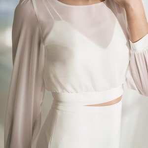 Bridaltopper bridal blouse Sawyer image 2