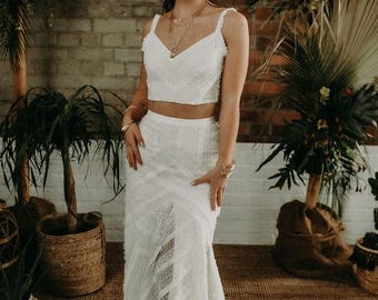 SAMPLE SALE - Bridal skirt Clementine size 36/38