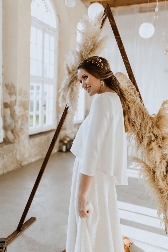 Bridal Sweater Poppy In Ivory Etsy