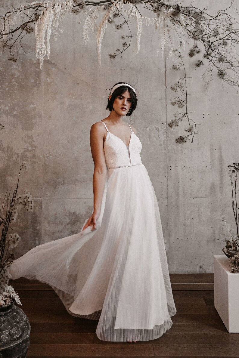 LABUDE – Wedding Dress Peaches Robes de mariée bohèmes ETSY